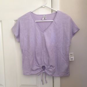 NWT Lavender V Neck T-shirt